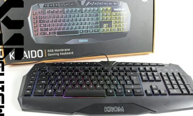 Gana un Teclado de Membrana Khaido RGB de Krom con nuestro Sorteo VS-Review #79